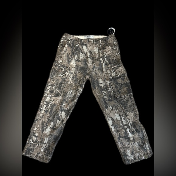 Hollister Other - NBD Brown and Gray Cargo Pants Relaxed Fit